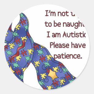 Please Have Patience Autism Awareness Sticker