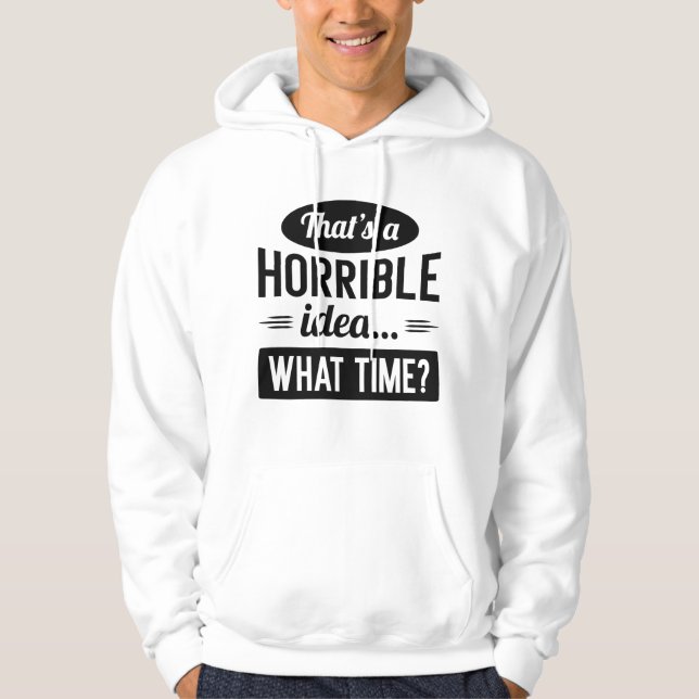 Please Hold Hoodie (Front)