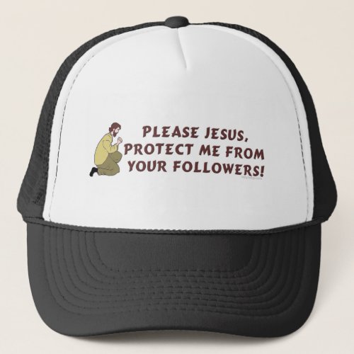 Please Jesus Christian Humor Trucker Hat