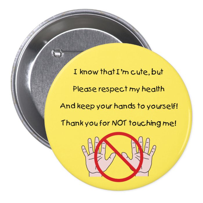 Please Keep Hands To Self Button (YC)