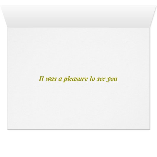 Please keep in touch (Inside Horizontal (Bottom))