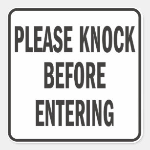 door sign stickers sticker designs zazzle