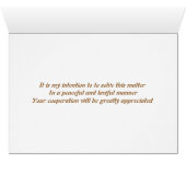 Please leave my daughter alone cards (Inside Horizontal (Bottom))