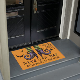 Please Leave Your Witch Boots At The Door Doormat