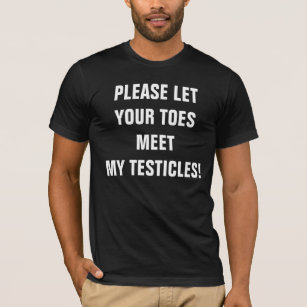 t shirt with testicles