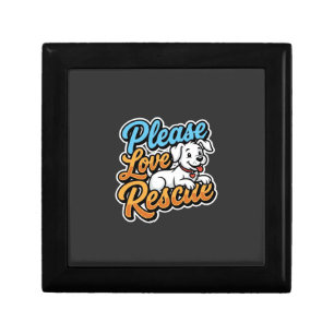 Please Love Rescue Dog Gift Box