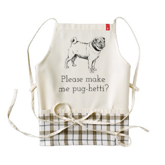 Please make Pug-hetti? cute Pug pun apron