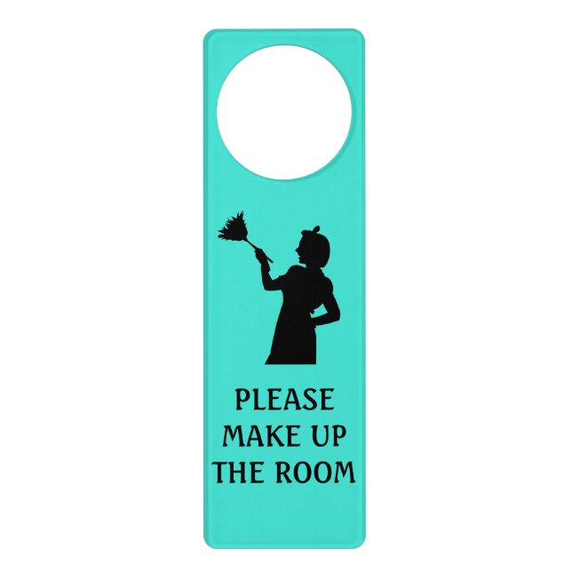 Please Make Up The Room Door Hanger (Front)