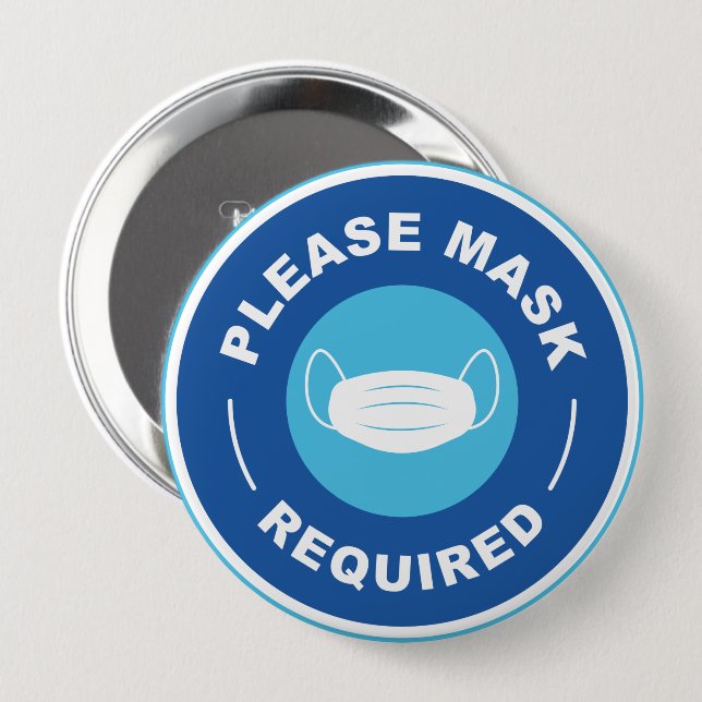 Please Mask Required Button (Front & Back)