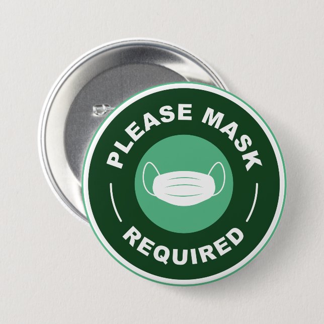 Please Mask Required Button (Front & Back)