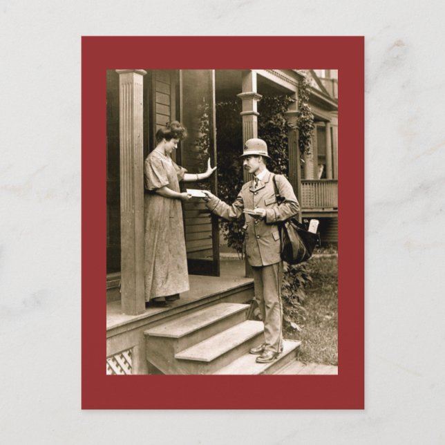 Please Mr. Postman Postcard (Front)