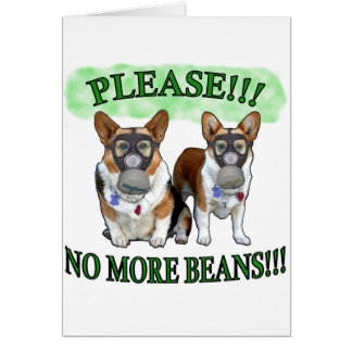 Please NO BEANS Cards