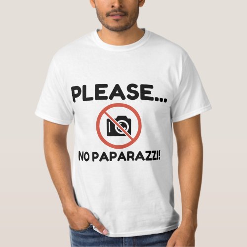 Please No Paparazzi T_Shirt