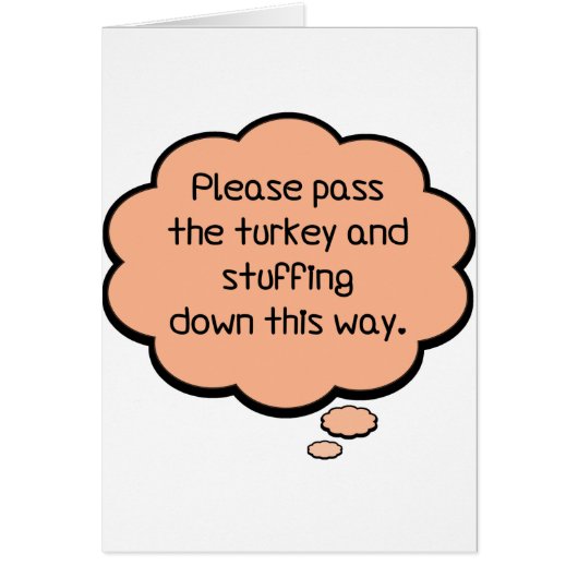 Please Pass The Turkey and Stuffing (Front)