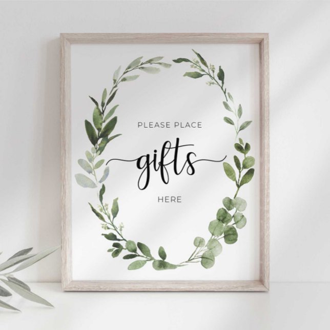 Please Place Gifts Here Party Sign (Creator Uploaded)