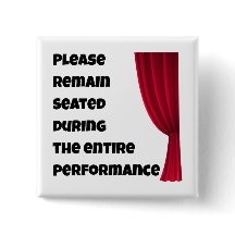 Please Remain Seated” Funny Bathroom Button