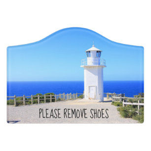 Please Remove Shoes Door Sign