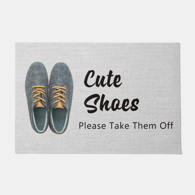 Please Remove Shoes Doormat (Front)