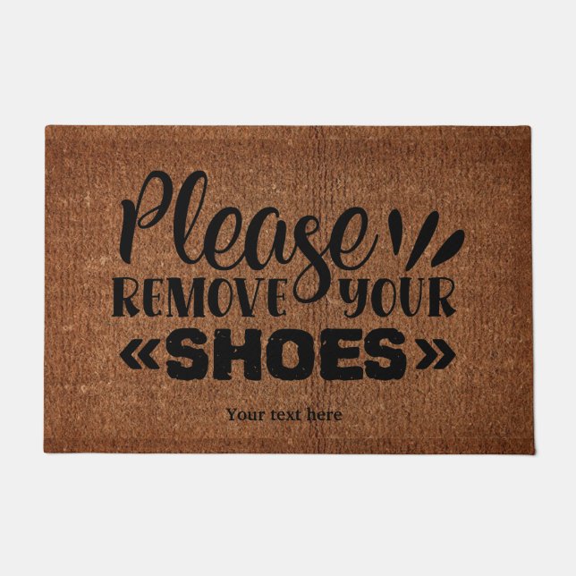 Please remove your shoes doormat (Front)