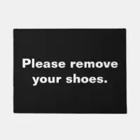 Remove Your Shoes Doormat