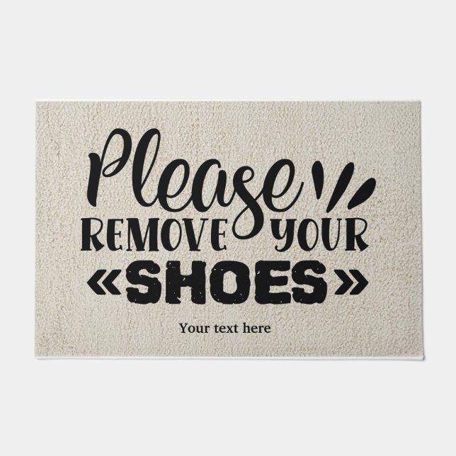 Please remove your shoes doormat (Front)