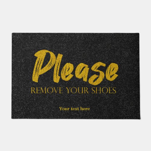 Please remove your shoes doormat