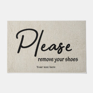 Remove Your Shoes Doormats Welcome Mats Zazzle