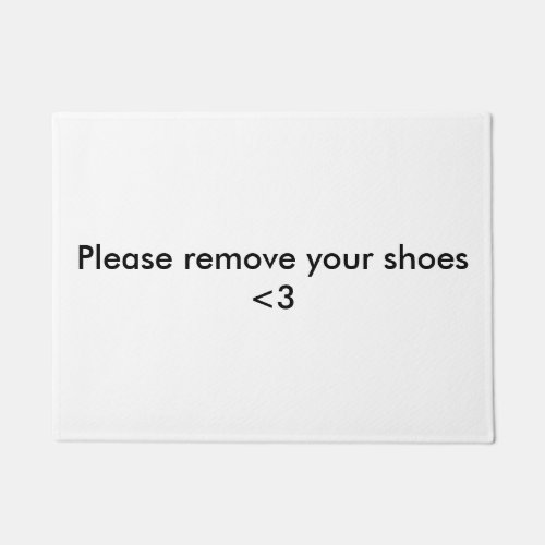 please remove your shoes doormat door mat