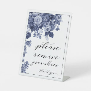 Please Remove Your Shoes Sign