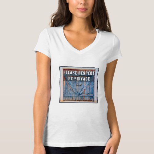 please respect my privacy sqrbll T_Shirt