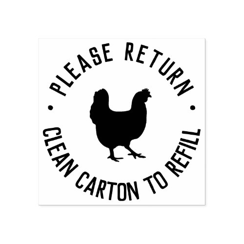 Please Return Carton  Eggs Carton Stamp