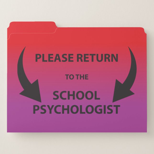 Please Return File Folder - Red  (Front Left)
