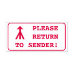 [ Thumbnail: "Please Return to Sender!" + Arrow Rubber Stamp ]