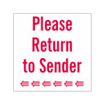 [ Thumbnail: "Please Return to Sender" + Arrow Rubber Stamp ]