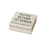 [ Thumbnail: "Please Return to Sender" "No Such Addressee" Rubber Stamp ]