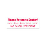 [ Thumbnail: "Please Return to Sender!" "No Such Recipient" Self-Inking Stamp ]