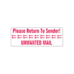 [ Thumbnail: "Please Return to Sender!" Rubber Stamp ]