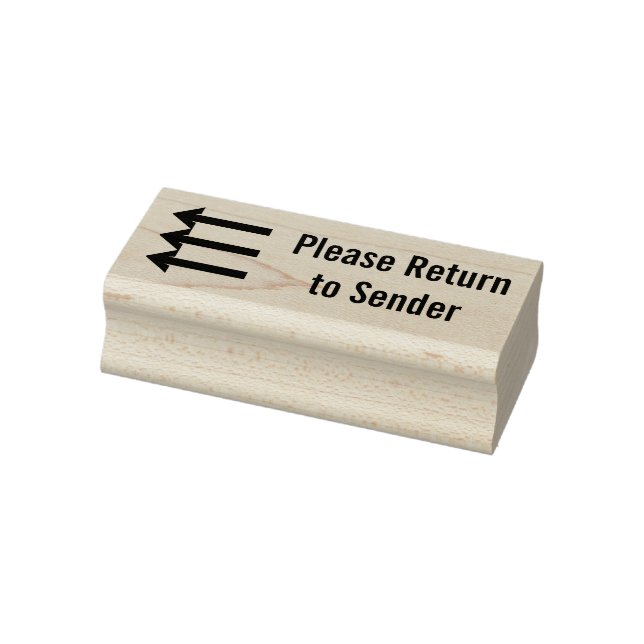"Please Return to Sender" Rubber Stamp (Stamp)
