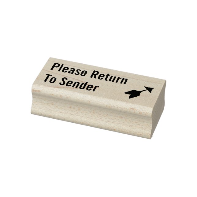 "Please Return To Sender" Rubber Stamp (Stamp)