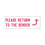 [ Thumbnail: "Please Return to The Sender" + Bent Arrow Self-Inking Stamp ]