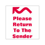 [ Thumbnail: "Please Return to The Sender" Rubber Stamp ]