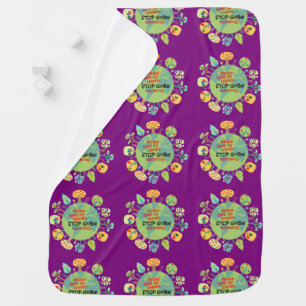 Please Save My Planet. Stop Global Warming Baby Blanket