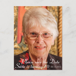 Please save the date announcement postcard