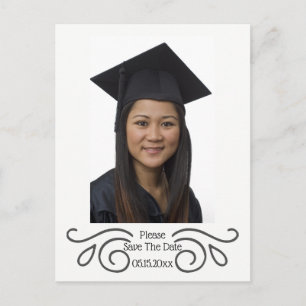 Please Save The Date Graduation Photo Card