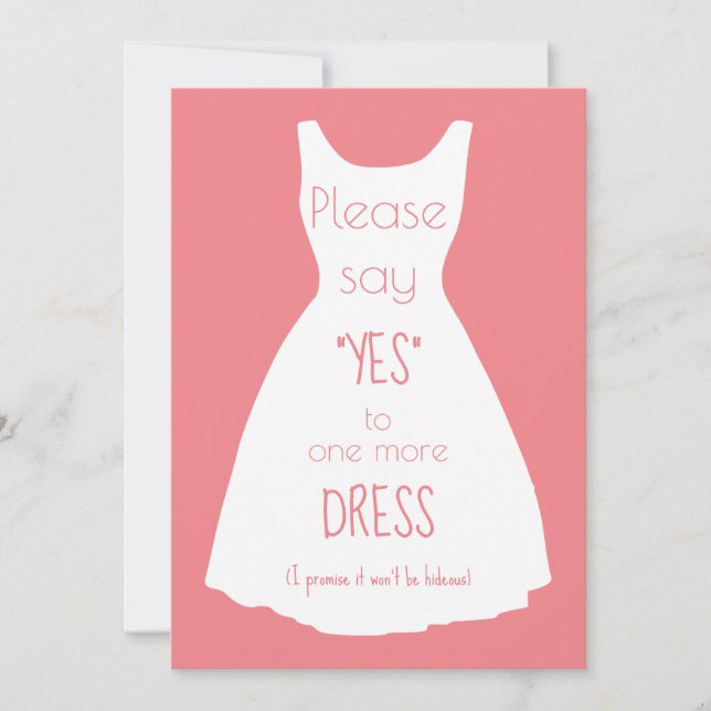 Please Say Yes Bridesmaid Proposal Invitation (Front)