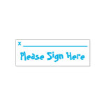 [ Thumbnail: "Please Sign Here" Rubber Stamp ]