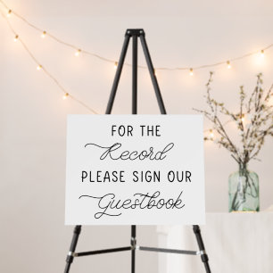 Please Sign Our Guestbook Sign
