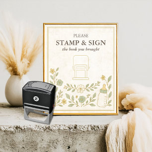 Please Sign the Book Baby Shower Build a Library