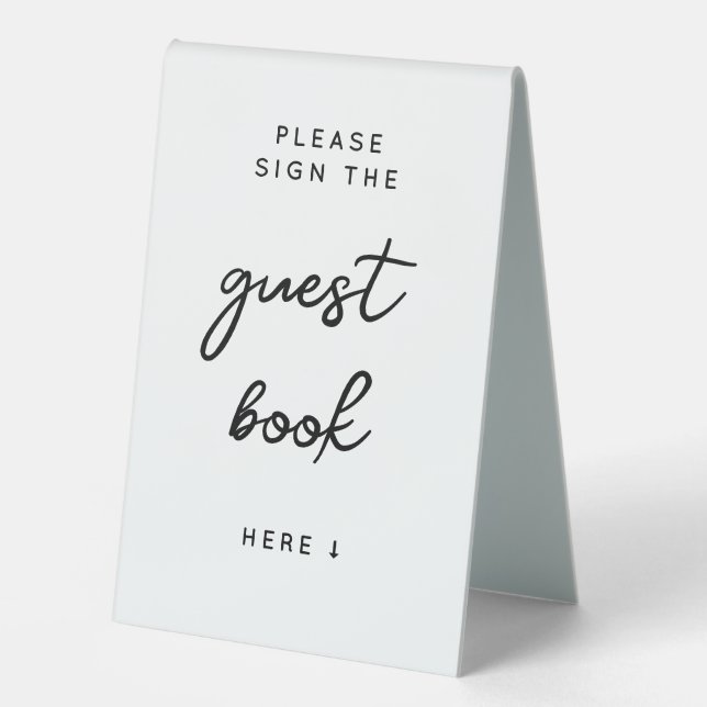 Please Sign the Guestbook Here (Front)