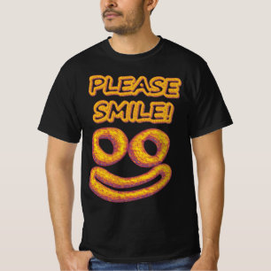"Please Smile!" Cute Design. Buy Now T-Shirt